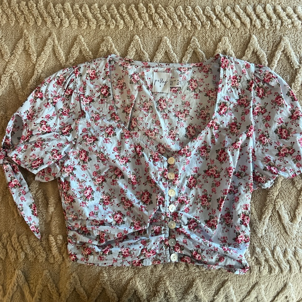 Princess Polly Floral Crop Top